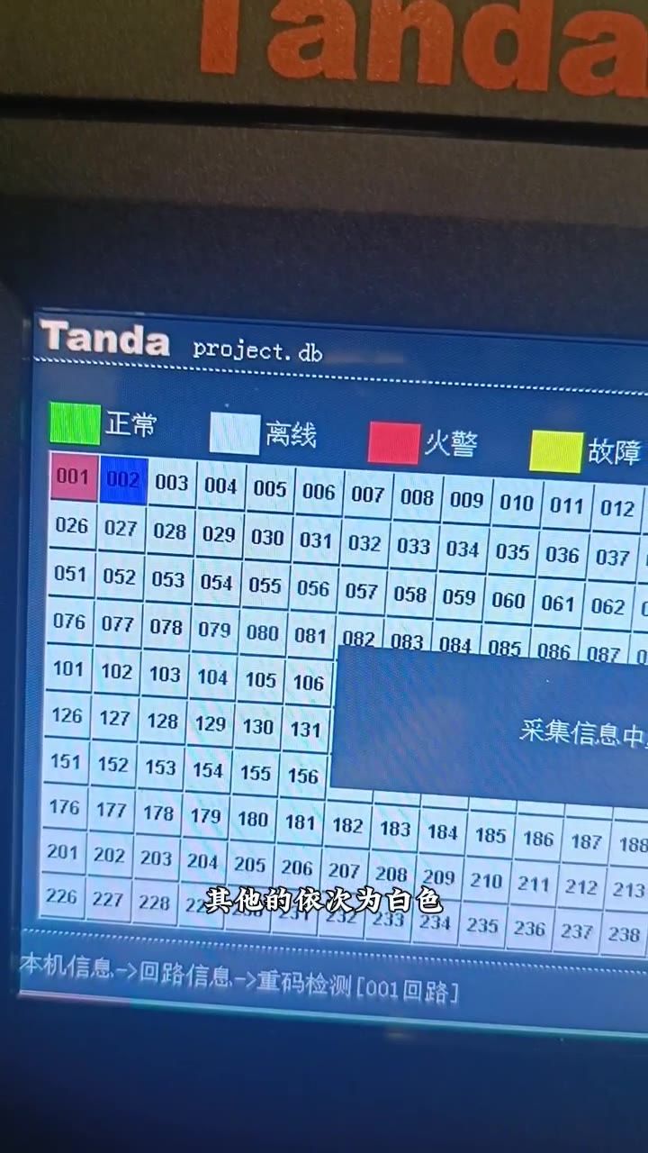白色代表离线无设备