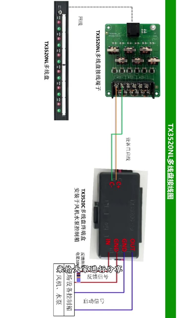 多线输出控制原理图
